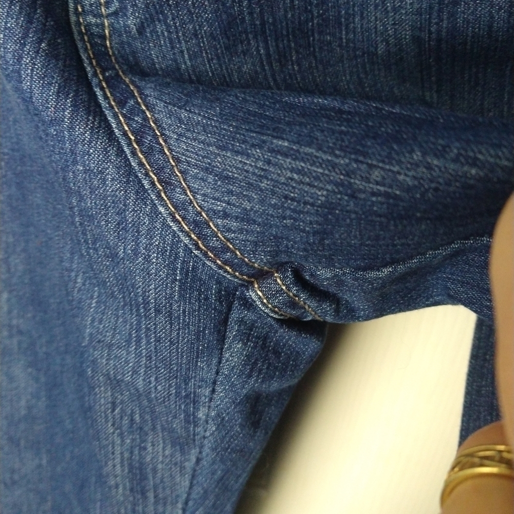 Gloria Vanderbilt  woman 12S denim blue 5 pocket Amanda Jeans casual straight - Picture 7 of 11